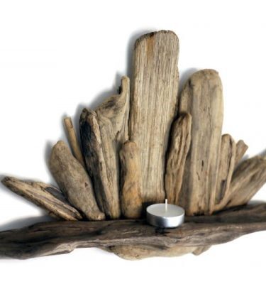 Driftwood Tealight Shelf