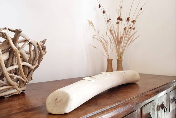 Driftwood Tealight Candle Holder